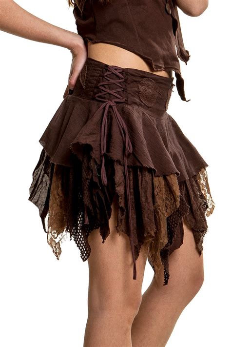 Steampunk Skirt Elf Skirt Pixie Skirt Gypsie Skirt Fairy Etsy