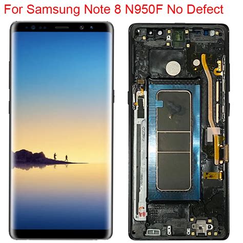 Nouveau N950f Ecran Lcd Neuf Dorigine Pour Samsung Galaxy Note 8 Affichage Avec Résolution