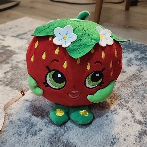 Shopkins Toys Shopkins Strawberry Kiss Plush Coin Bank Poshmark