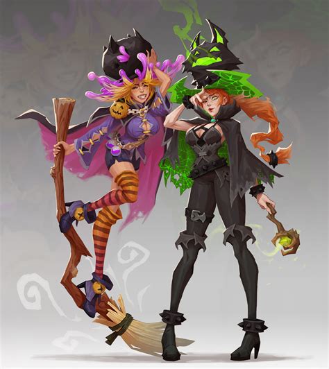 Artstation Anime Witches