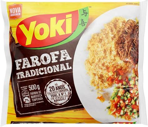 Yoki Seasoned Cassava Flour 14 Oz Farofa De Mandioca Pronta Temperada 400