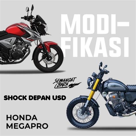 Jual Shock Upside Down Full Cnc New Megapro Mono Verza Cb R Cbr Cocok