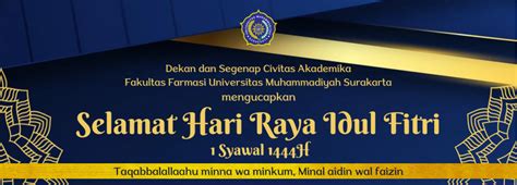 Selamat Hari Raya Idul Fitri 1444H Faculty Of Pharmacy