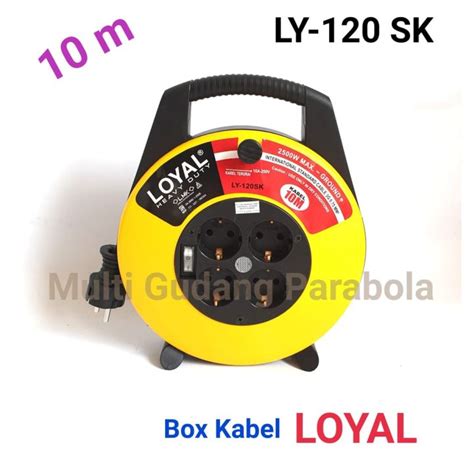 Kabel Roll Loyal Heavy Duty Saklar Panjang 10 Meter Ly 120 Sni Kabel