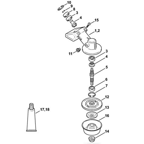 Stihl Fs Fs Fs Gear Head Assembly L S Engineers