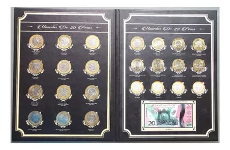 Album Monedas Conmemorativas 20 Pesos Bimetalicas 1993 2022 Envío Gratis