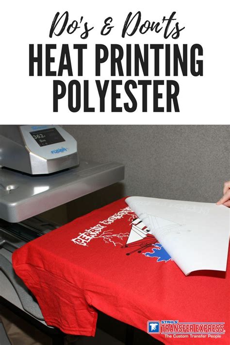 Dos And Don Ts Of Heat Printing On Polyester Transfer Express Blog