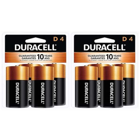 Duracell Coppertop Alkaline D Battery Multi Pack Count Pack