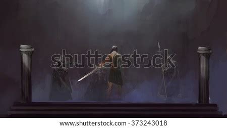 Crusaders Marching Concord Enemy Stock Illustration