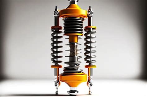 Premium Photo Mechanics Steel Car Parts Car Shock Absorber