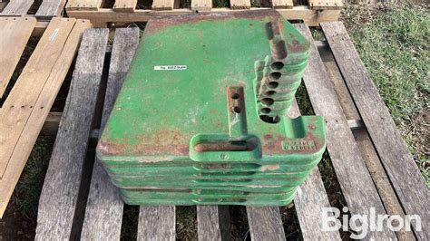 John Deere Suitcase Weights Bigiron Auctions