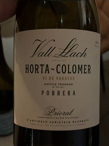 Vall Llach Porrera Horta Colomer Vi De Paratge Vivino Us