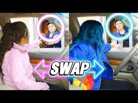 Twin Swap DRIVE THRU Challenge YouTube Challenge 24 Twins