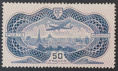 France 1936 50 Francs Ultramarine Pink Burelage Catawiki