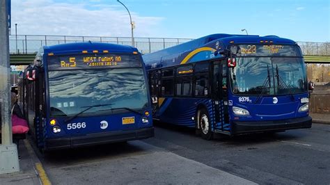 MTA 2018 Novabus LFSA Smartbus 5566 On The Bx5 2023 New Flyer XD40