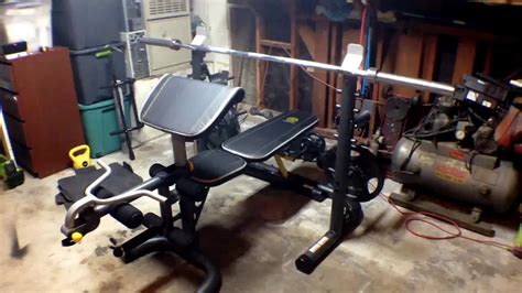 In Depth Look At Golds Gym Xrs Olympic Workout Bench And Rack Youtube