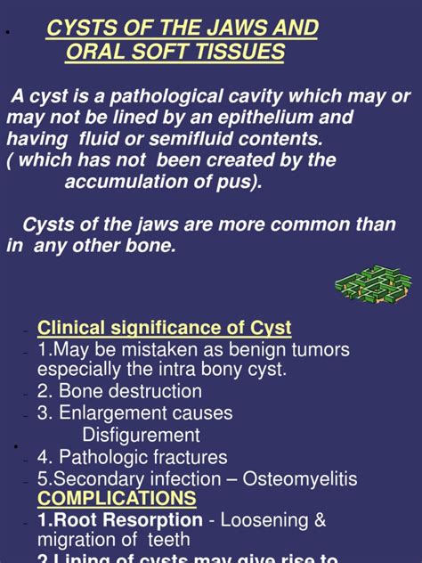 Cyst Final-1 | PDF | Epithelium | Anatomy