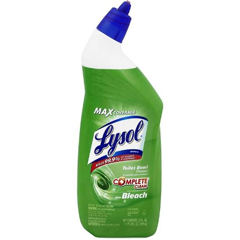 Lysol Complete Clean Toilet Bowl Cleaner With Bleach 24 Oz Pack Of 6