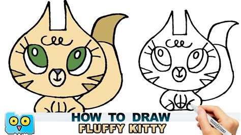 How To Draw Fluffy Kitty The Fluffy Bunch Powerpuff Girls Youtube