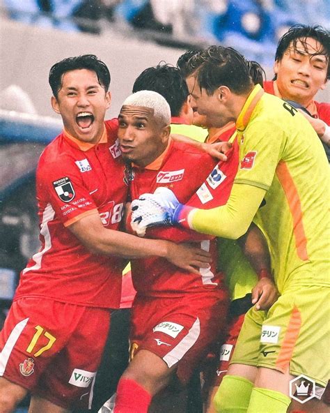 サッカーキングさんのインスタグラム写真 サッカーキングinstagram「 マテウスがfkを直接沈め、好調の名古屋を勝利に導く