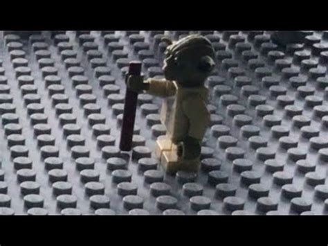 Yoda Destroys B Battle Droids Stop Motion Youtube