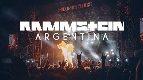 Rammstein Du Hast Live In Argentina Maximus Festival 2016