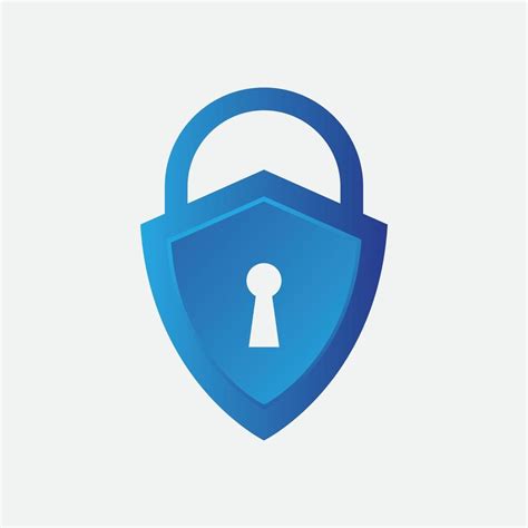 Protection With Padlock Shape Logo 2652676 Vector Art At Vecteezy