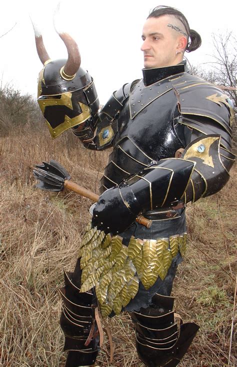 Black Plate Armor larp & Cosplay - Etsy