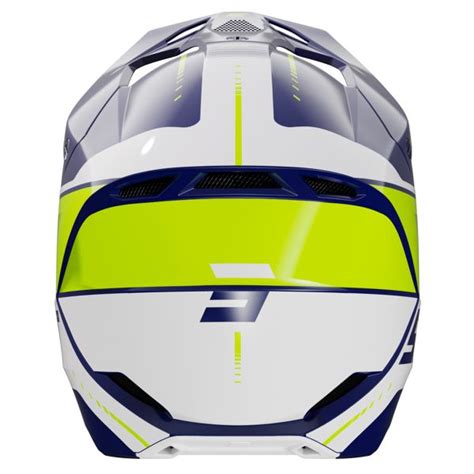 Helmet Shot Furious Peak Blue Neon Yellow Glossy Ready To Ship