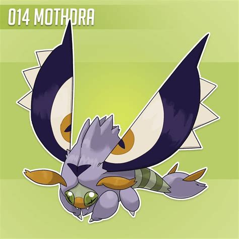 Florels Region on Instagram: “014 MOTHDRA Type: Bug /Dragon ...