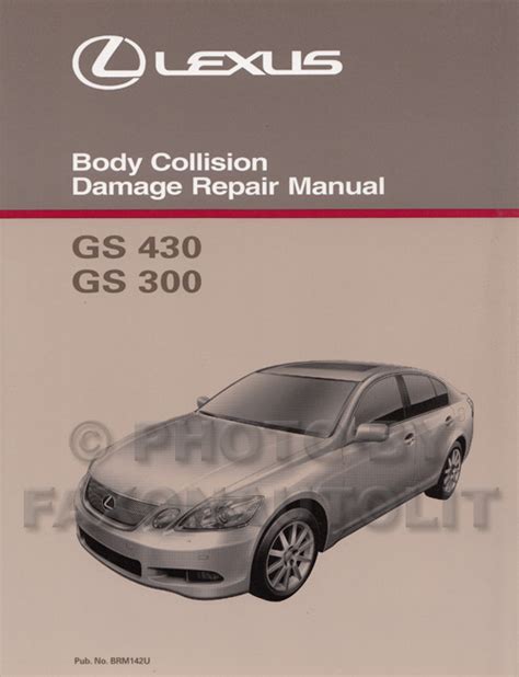 Lexus Gs And Body Repair Shop Manual Original