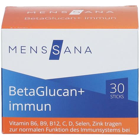 MENSSANA BetaGlucan Immun 30 St Shop Apotheke At