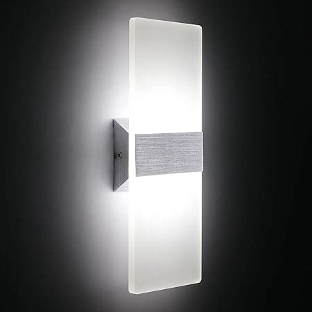 Applique Murale LED Intérieur 16W Simple Square Lampe Murale LED