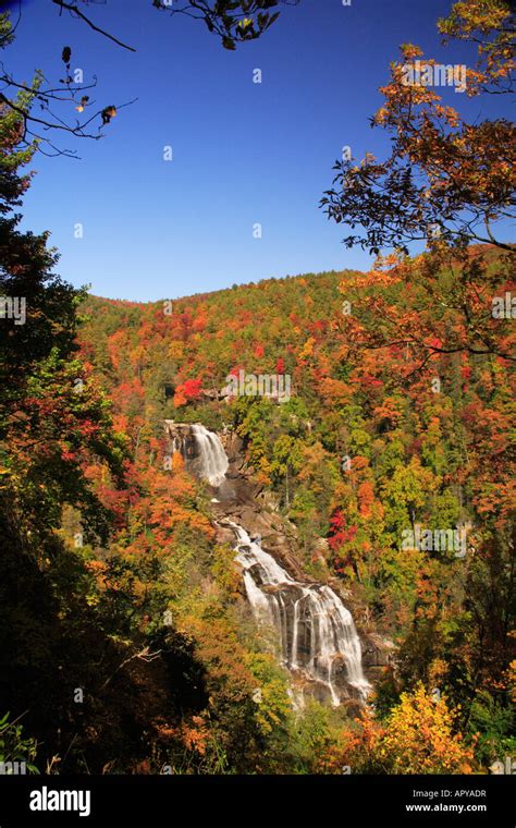 Whitewater Falls, Sapphire, North Carolina, USA Stock Photo - Alamy