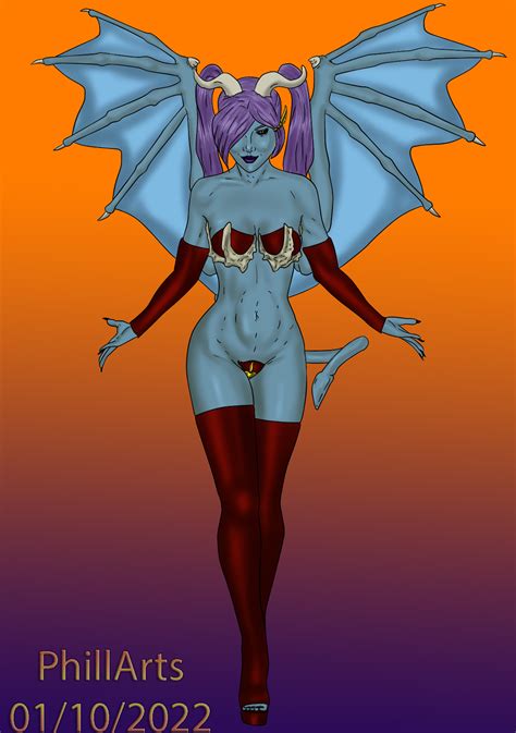 Succubus Pin Up By Phillarts Hentai Foundry