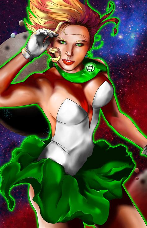 Artstation Green Lantern Arisia