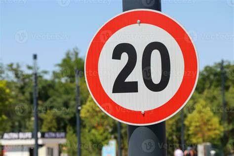 Regulatory Signs Maximum Speed Limit Traffic Sign 20 Km 26328199