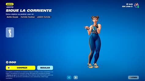 NUEVO BAILE SIGUE LA CORRIENTE NUEVA TIENDA FORTNITE HOY 07 02 24