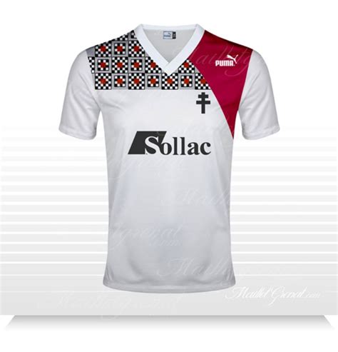 FC Metz 1989 90 Away Kit