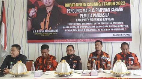 Mpc Pemuda Pancasila Sidrap Gelar Rakercab Tahun Rakyat Sulsel