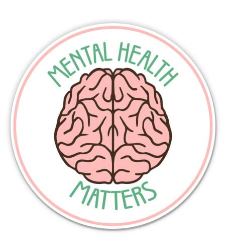 Mental Health Matters Vinyl Sticker For Car Laptop I Pad