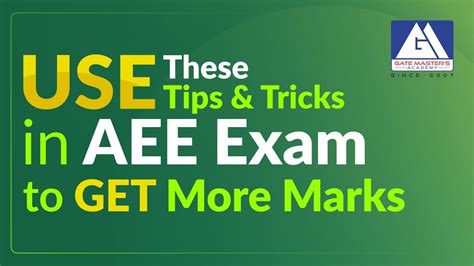 For AEE Must Follow Tips Tricks In Exam Hall GM ACADEMY APPSC