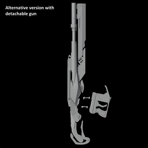 trigger rifle zenless zone  zzz cosplay prop  file