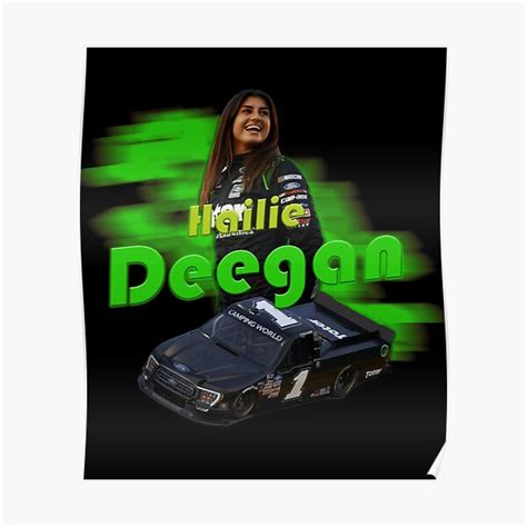 Hailie Deegan Nascar Classic Poster For Sale By Sehgalnoorg Redbubble