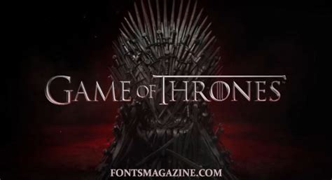 Game Of Thrones Font Download | The Fonts Magazine