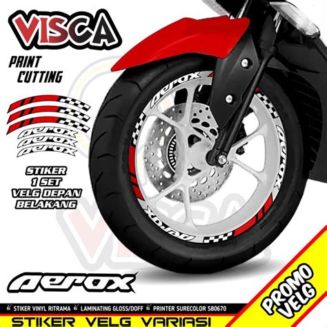 Stiker Velg List Velg Motor Cutting Sticker Velk All Aerox Variasi