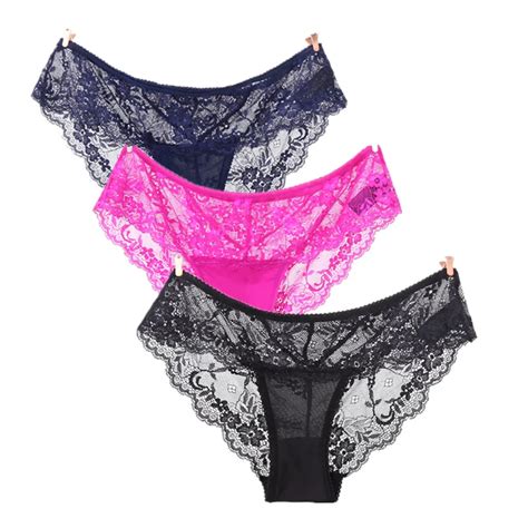 3pcs Lot M Xxl Women Underwear Briefs Sexy Womens Panties Full