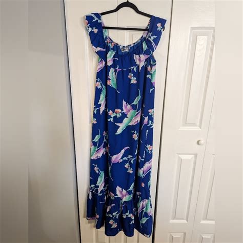 Hilo Hattie Dresses Vintage Hilo Hattie Floral Maxi Dress Poshmark