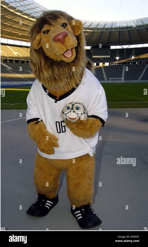 (dpa) - The official mascot of the 2006 FIFA Soccer World Cup, a lion ...