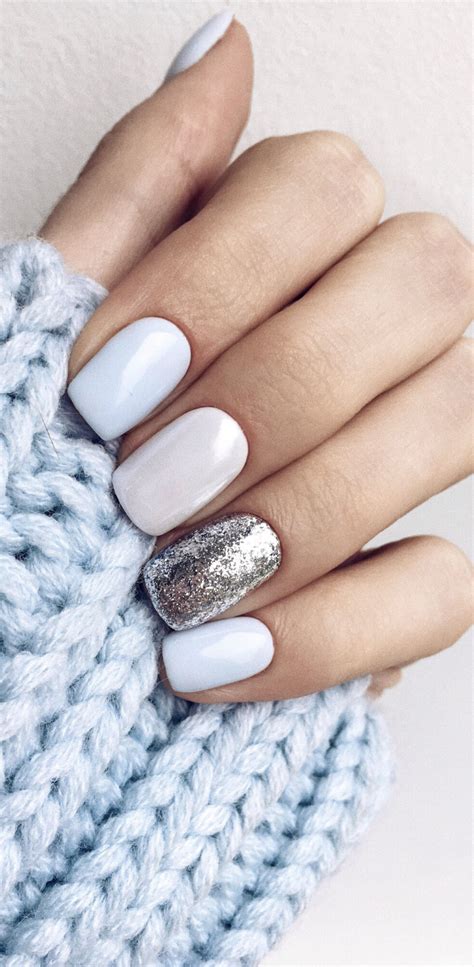 21 Beautiful Winter Nail Colors Manicura De Uñas Uñas De Gel Cortas